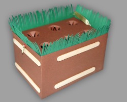 Grundgerüst für den Gartenzaun Bild vom Grundgerüst für den Gartenzaun