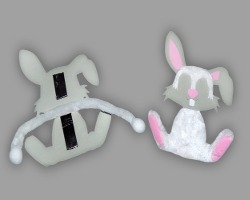Elemente für Osterhasen Papierelemente für Osterhase mit Magnetkörper