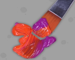 Acrylfarben vermischen Bild vom Vermischen von Acrylfarben