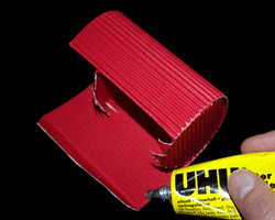 Bild von Kerze aus Wellpappe