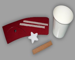 Verkleidung der Becher (Adventstürchen) Elemente zum Verkleiden der Adventstürchen (Kaffeebecher)