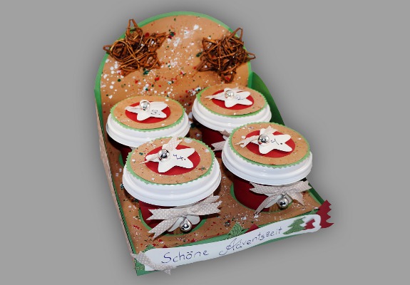 Adventskalender mit Kaffeebechern Bild von last minute Adventskalender mit Kaffeebechern