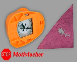 Stanzen und Lochen von Bananenpapier ist nicht möglich