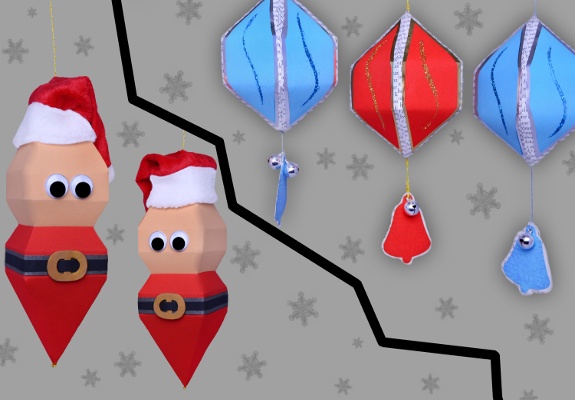 Christbaumkugeln aus Papier Bild von Christbaumkugeln aus Papier von DAoCFrEak (Fine Art Künstlerin)