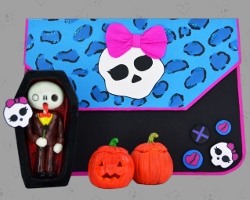Monster High Clutch für Halloween Bild von Monster High Clutch für Halloween. Fan-Art gebastelt von Veronika Vetter Fine Art Künstlerin