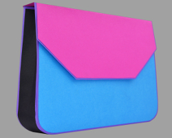 Selbst gebastelte Handtasche aus Papier Bild von selbst gebastelter Handtasche aus Papier
