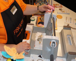 FISKARS Fuse Präsentation Bild von einer Prästentation des FISKARS Fuse
