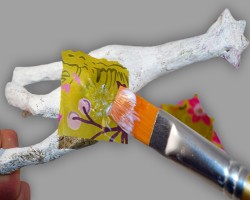 Decoupage Bild von Decoupage