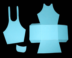 Bild von Arbeittschritten für Weinachtsaufsteller