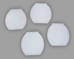 Bild von vier Wänden des Pilzhauses