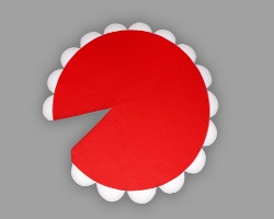 Bild vom Grundgerüst des Fliegenpilzdaches