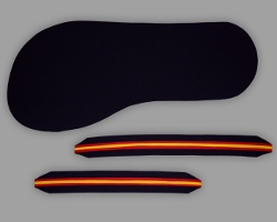 Papiersohle von Flip Flop Bild von schwarzer Papiersohle von Flip Flop