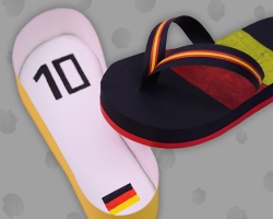 Flip Flop Schachtel Bild von Flip Flop Schachtel im Deutschland Trikot