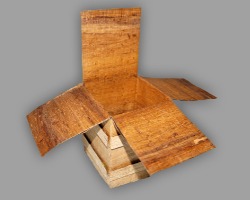 Bild von mediterranem Blumenkasten aus Papier