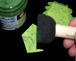 Betupfen der Papierwiese Bild vom Betupfen der Papierwiese