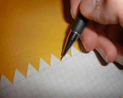 Bild von Bastelschritte für Papiergitarre