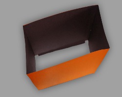 Innenseite von Grabstein Bild von Innenseite des Papiergrabsteins