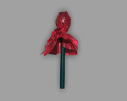 Bilder vom Basteln eines Papierlutschers