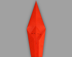 Falten der Arme des Papiergeistes