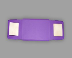 Bild vom geklebten Boden der Papierhandtasche