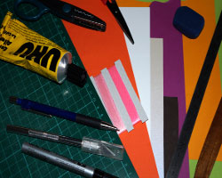 Bild von Material zum Basteln einer Osterkutsche