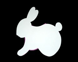 Bilder vom Zusammenbau der Papierosterhasens