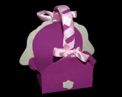 Bild von der Rückseite des Osterkorbes