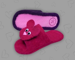 Sohle von Filzslippern aus Papier Größe 36 Bild von der Sohe der Filzslipper aus Papier in Größe 36