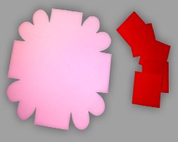 Bodenelemente für Schmuckschachtel Bild von den Bodenelementen der Schmuckschachtel