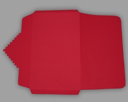 Grundgerüst für Umschlag der Valentinstagskarte Bild von rotem Grundgerüst für einen Umschlag für eine Valentinstagskarte