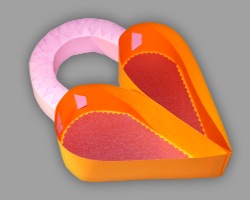 Bild von verklebter Innenseite des Herzschlosses