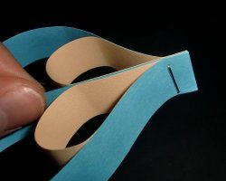 getackertes Ende der Herzanhänger