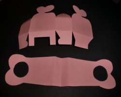 Bild von Bastelschritt für das Herzset