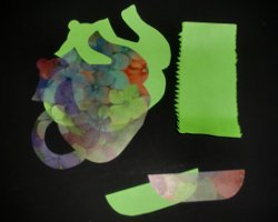 Bild von Bastelementen wie Teekanne und Behältnis