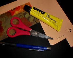 Bild von Bastelmaterial für Körbe