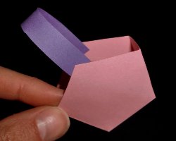 Bild von Taschenkorb aus Papier