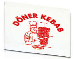 Bild von Dönertüte aus Kraftpapier