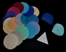 Bild von bunten Papierkreisen