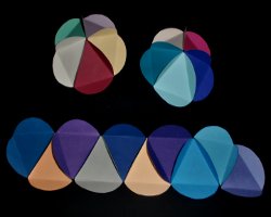 Bildanleitung wie Papierkreise verklebt werden