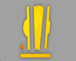 Bilder vom Basteln des Kükenkopfes