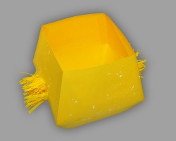 Bild vom Grundgerüst des gelben Kükens