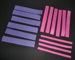 Bild von Papierstreifen