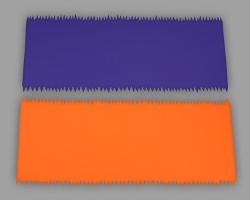 Grundelemente für die Papierflügel Bild von zwei Papierelementen für die Fledermausflügel