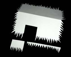 Bild vom Schnee fürs Lebkuchenhaus