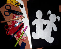 Bild von Bastelmaterial für den Lebkuchenmann