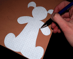 Bild von Arbeitsschritten für den Lebkuchenmann