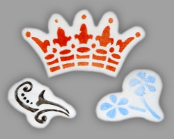 Bild von Krone aus Lichterpapier