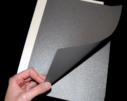 Bild von Metallicpapier