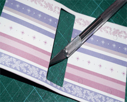 Bilder vom Bearbeiten der oberen Schachtel