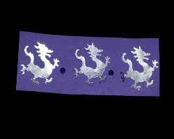 Bild von Bordüre mit Drachen aus Motivlocher